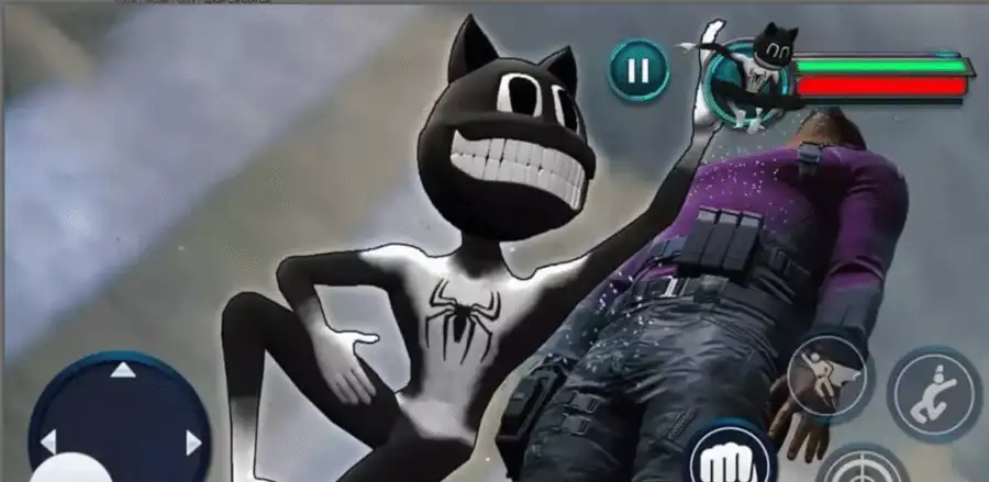 Spider Cartoon Cat SellUnitySourceCode screenshot 2