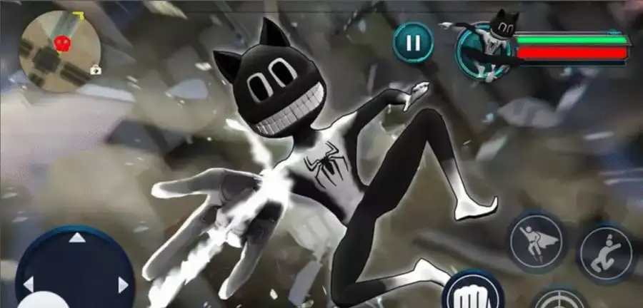 Spider Cartoon Cat SellUnitySourceCode screenshot 5