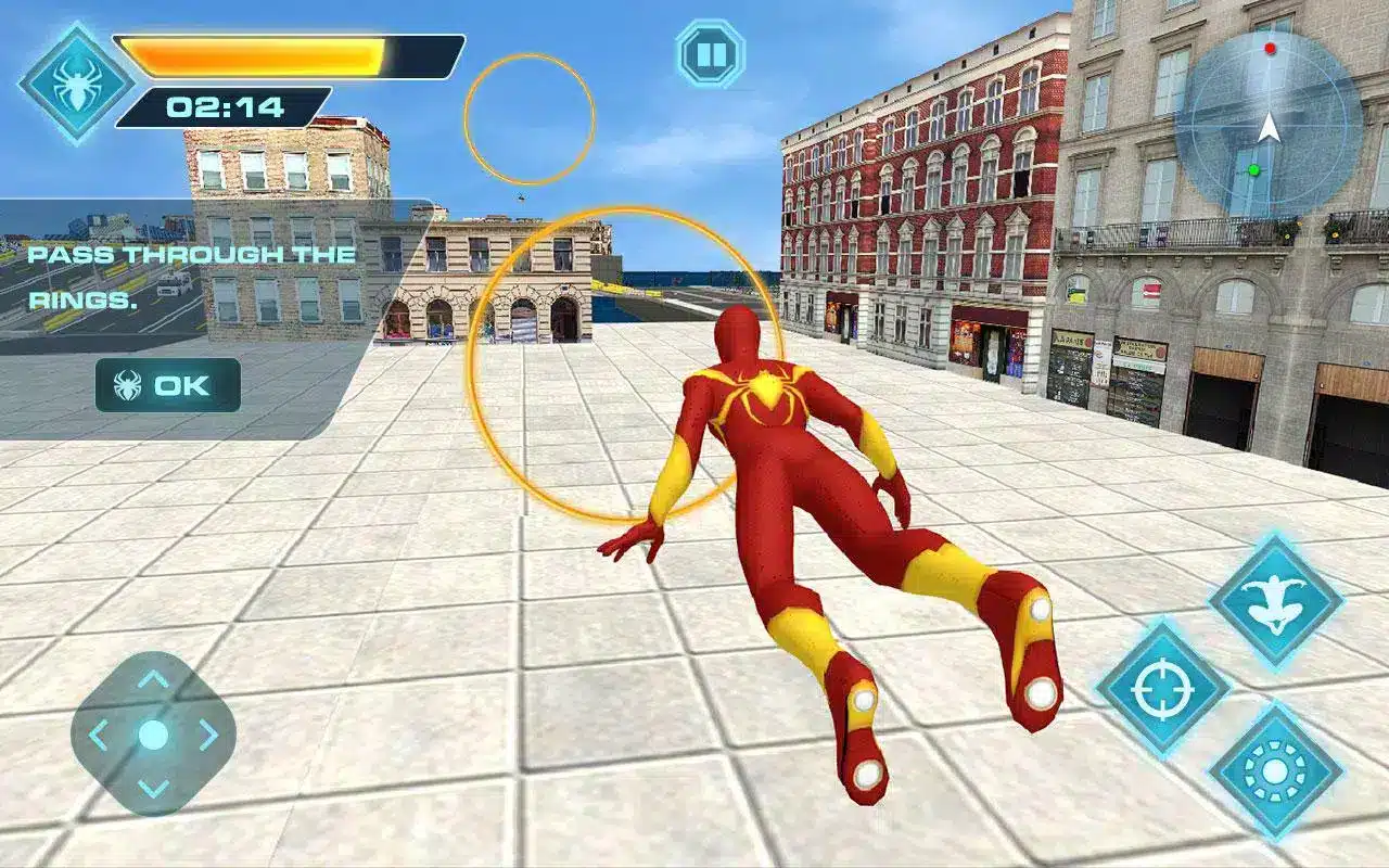 Spider Hero Flying Iron Adventure SellUnitySourceCode source code