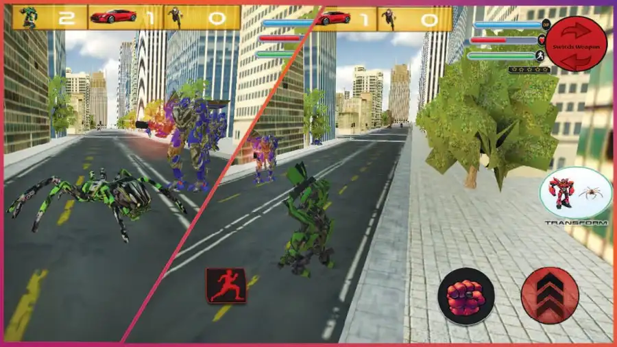 Spider Robot Transformation Game : Spider Robot SellUnitySourceCode screenshot 2