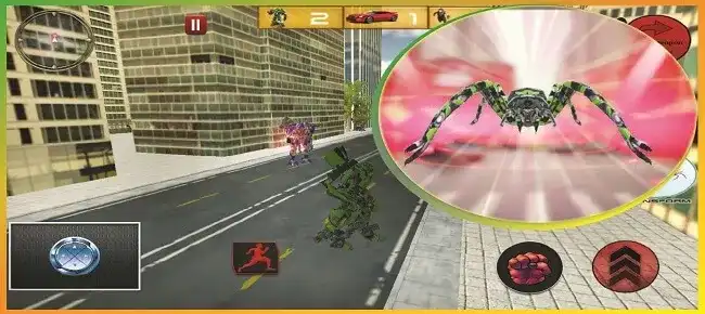 Spider Robot Transformation Game : Spider Robot SellUnitySourceCode screenshot 3