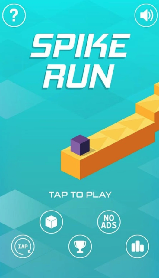 Spike Run Unity Game Source Code – Endless Spike Obstacle Arcade Game screenshot 4