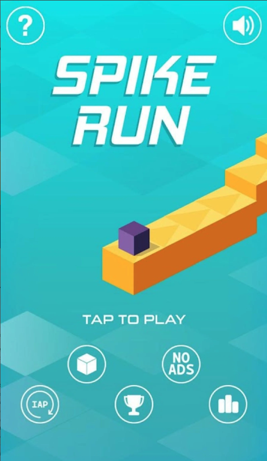 Spike Run Unity Game Source Code – Endless Spike Obstacle Arcade Game screenshot 5