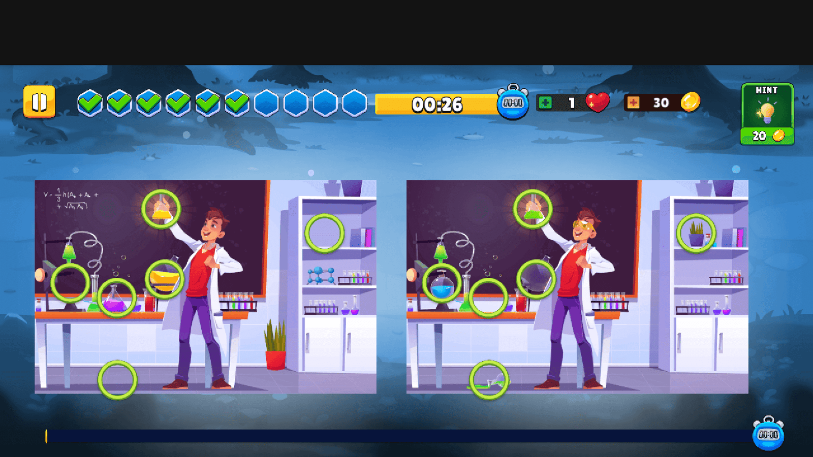 Spot the Differences Unity Game SellUnitySourceCode screenshot 3