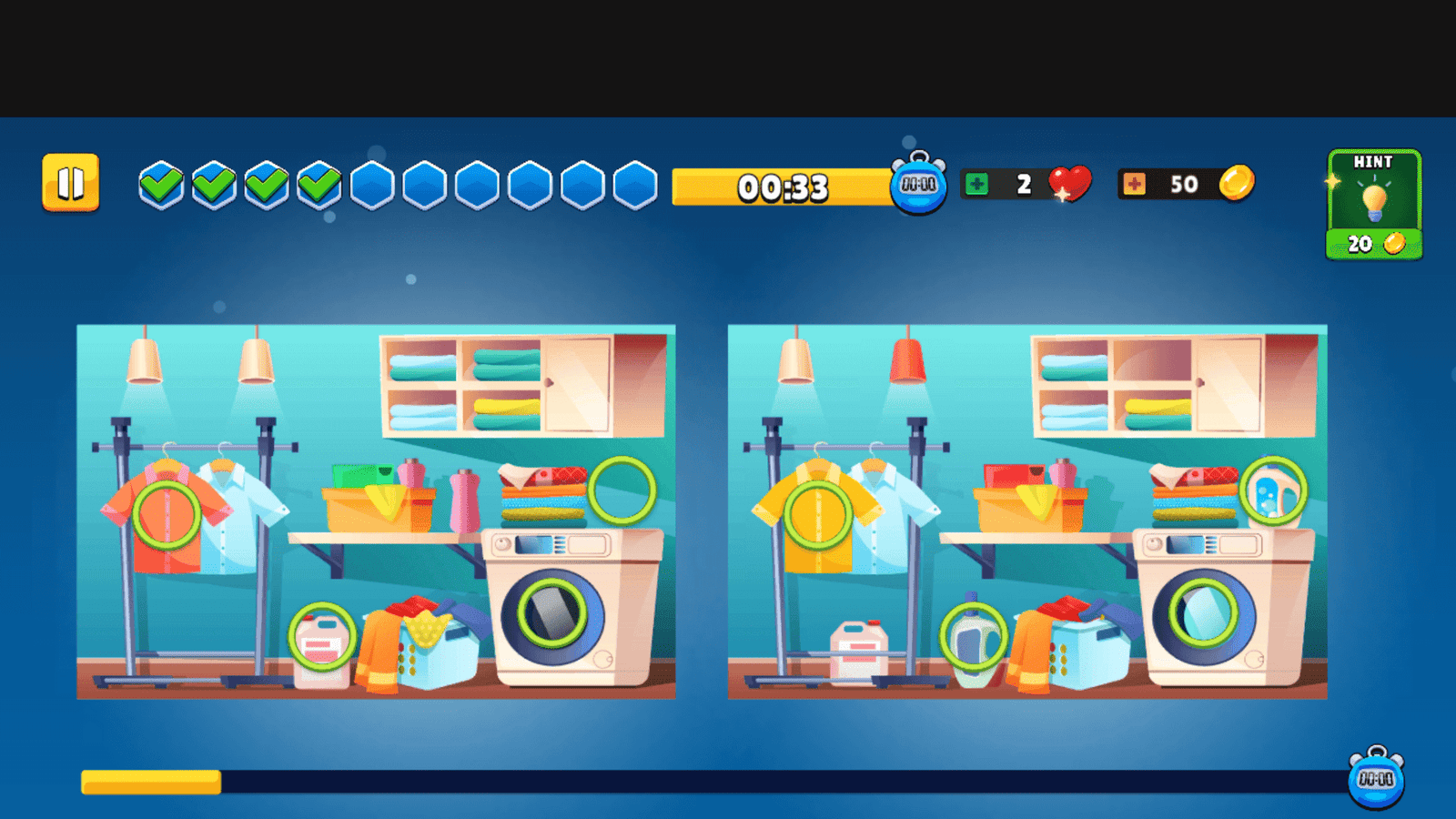 Spot the Differences Unity Game SellUnitySourceCode screenshot 4