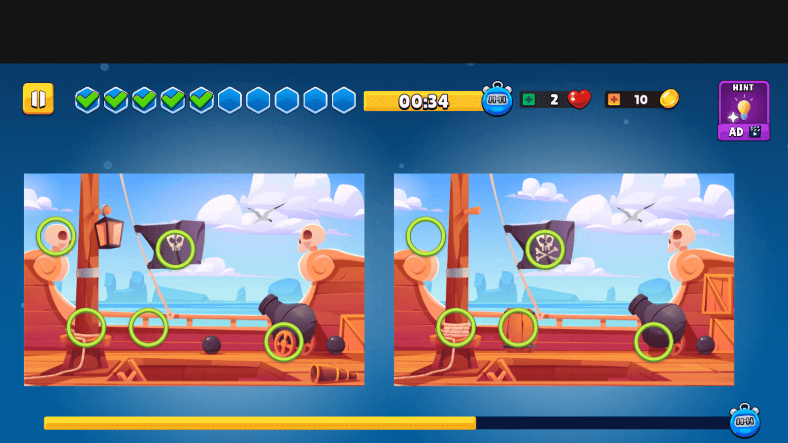 Spot the Differences Unity Game SellUnitySourceCode screenshot 5