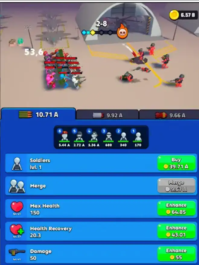 Squad Merge: Idle RPG SellUnitySourceCode screenshot 4