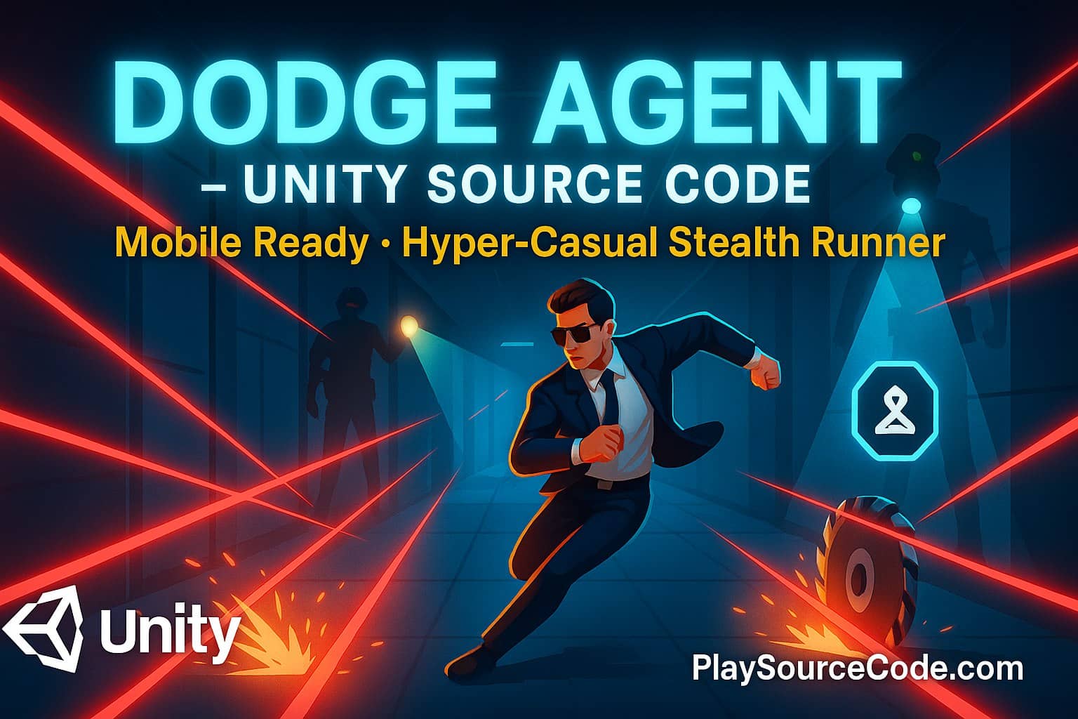 Stealth Runner / Dodge Agent – Mobile Unity Template screenshot 6