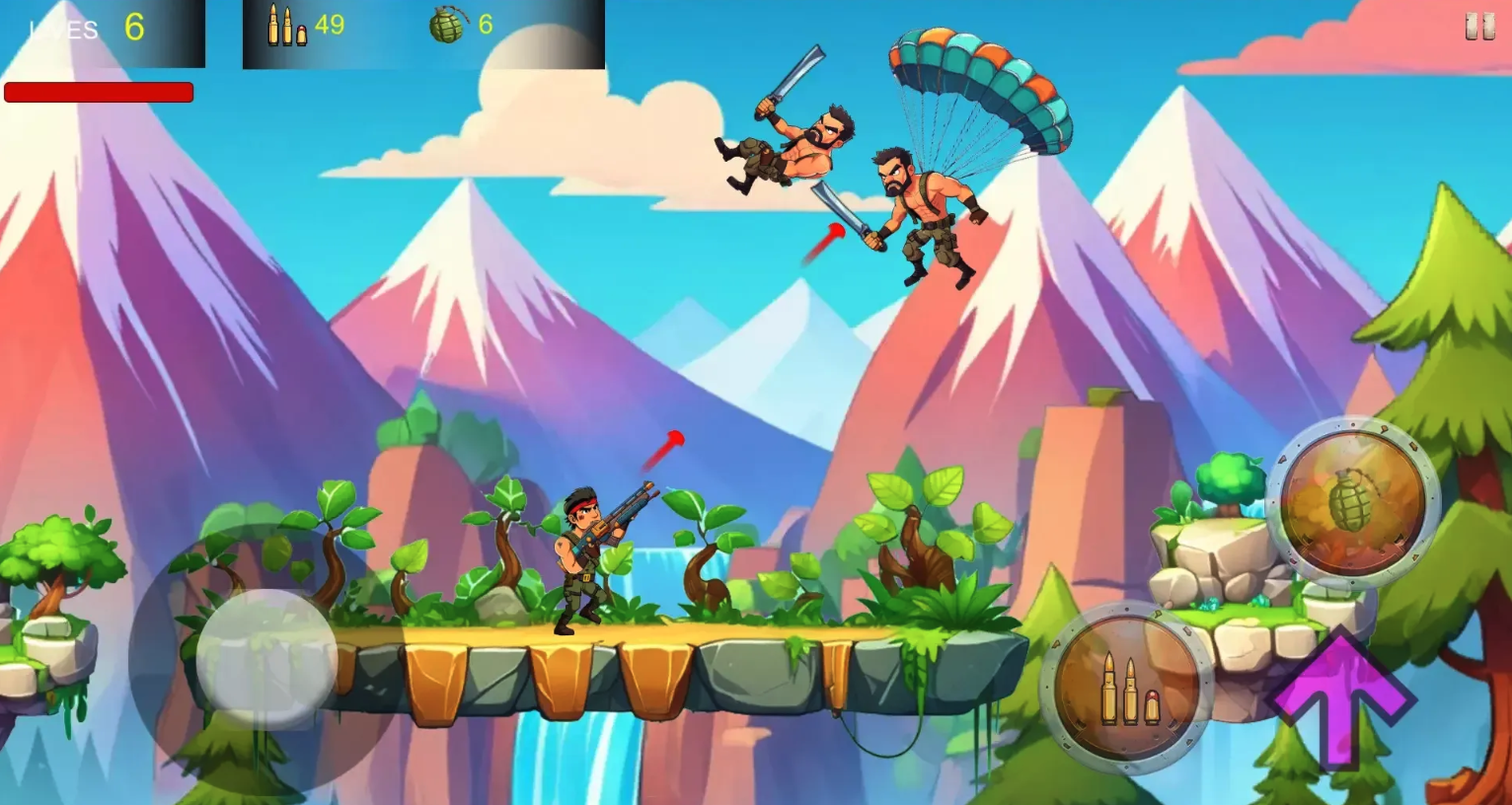 Steel Force 2D Shooter Unity Game Source Code – 20 Levels, Weapons &amp; AdMob screenshot 8