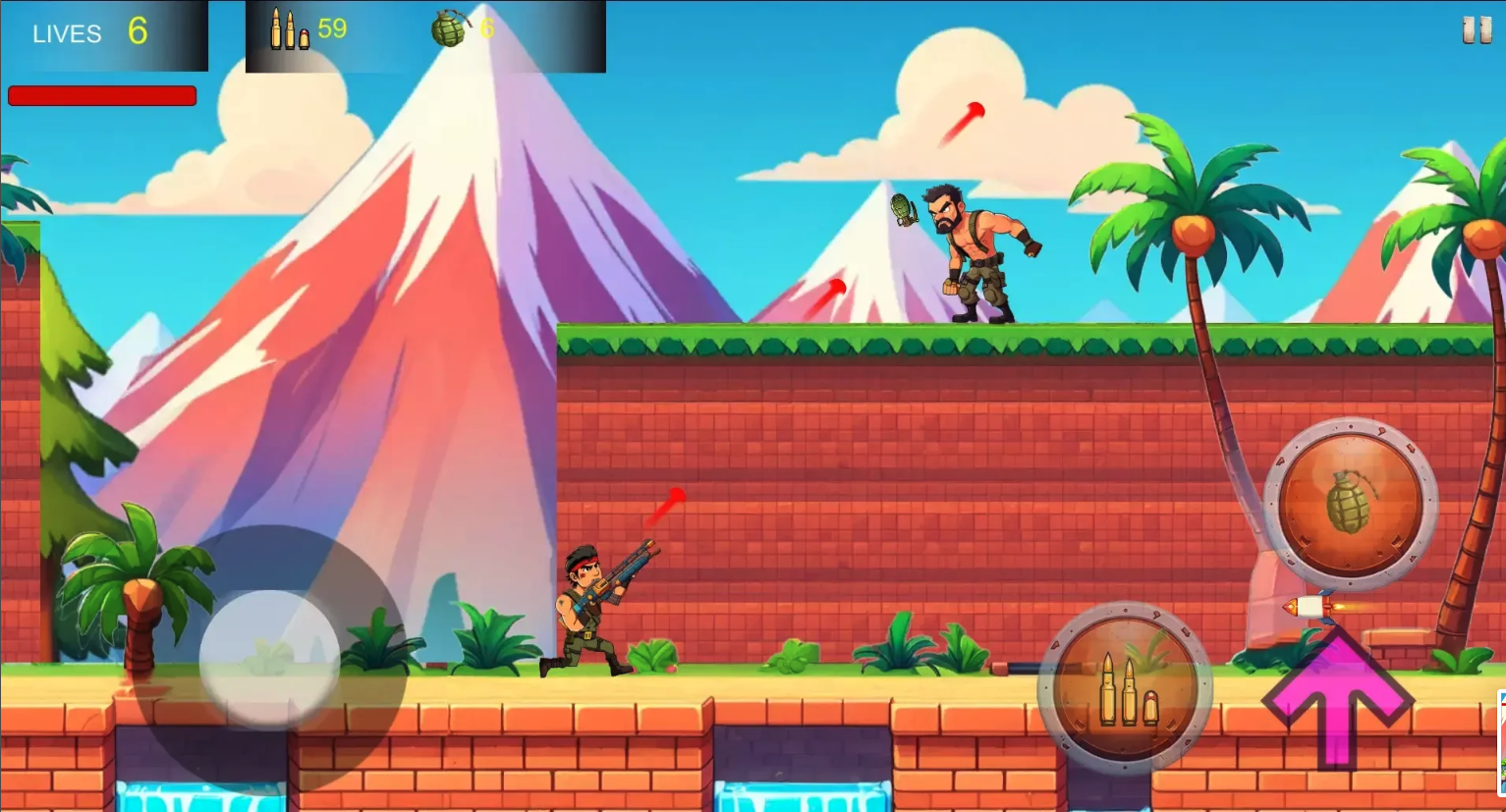 Steel Force 2D Shooter Unity Game Source Code – 20 Levels, Weapons &amp; AdMob screenshot 9