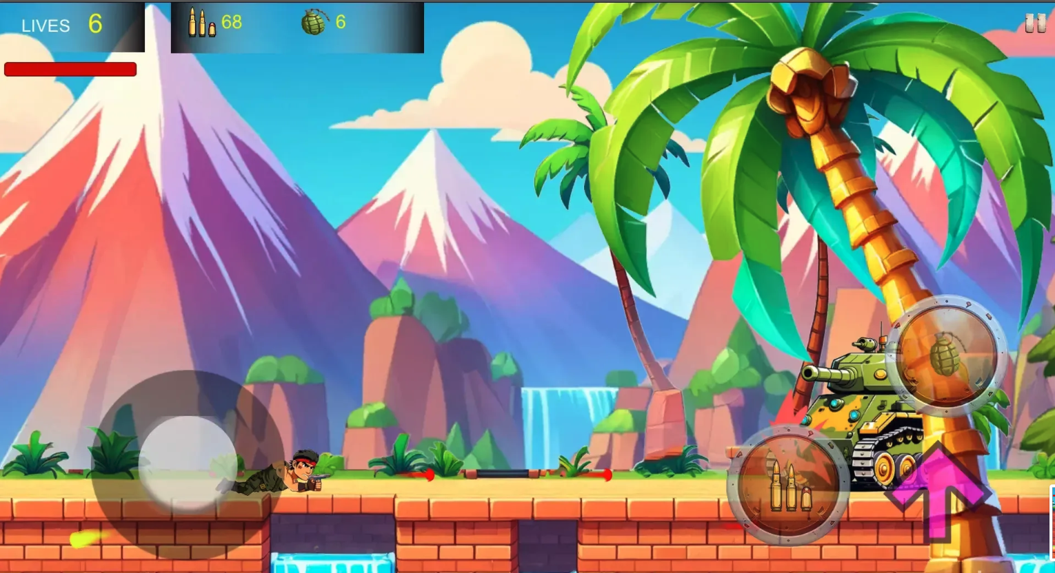Steel Force 2D Shooter Unity Game Source Code – 20 Levels, Weapons &amp; AdMob screenshot 10