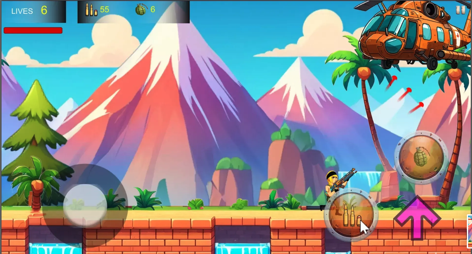Steel Force 2D Shooter Unity Game Source Code – 20 Levels, Weapons &amp; AdMob screenshot 11