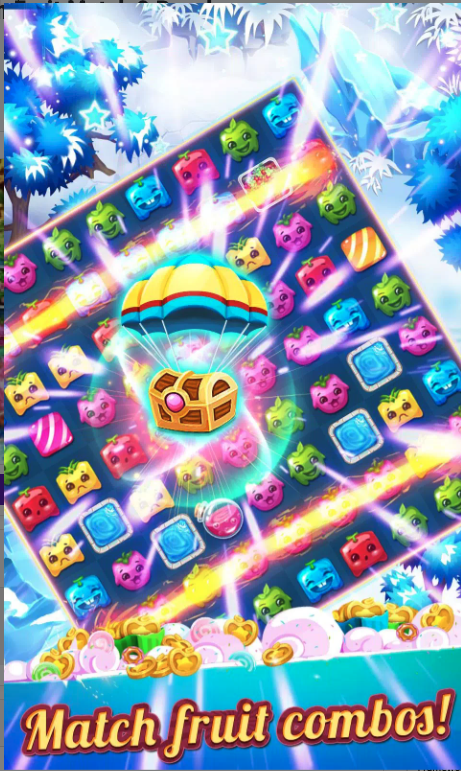 Stellar Witch Unity Source Code – Match-3 Fruit Puzzle Game | SellUnitySourceCode.com screenshot 5