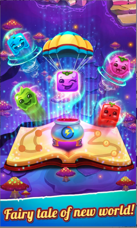 Stellar Witch Unity Source Code – Match-3 Fruit Puzzle Game | SellUnitySourceCode.com screenshot 6