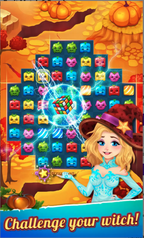 Stellar Witch Unity Source Code – Match-3 Fruit Puzzle Game | SellUnitySourceCode.com screenshot 9