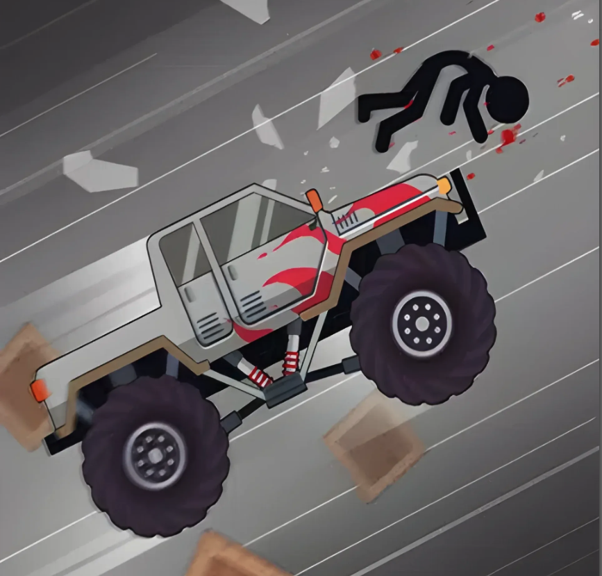 Stickman Flatout - Destruction