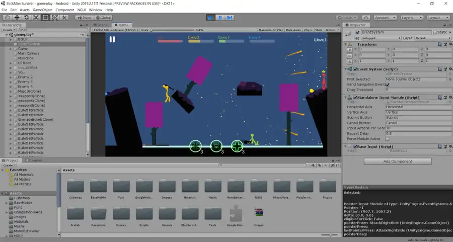 Stickman Legend of Survival SellUnitySourceCode screenshot 2