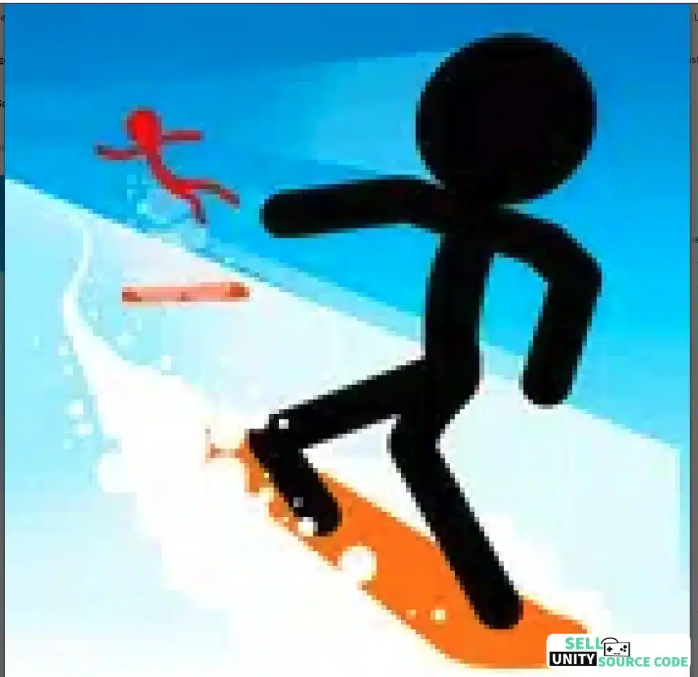 Stickman Snow Ride SellUnitySourceCode
