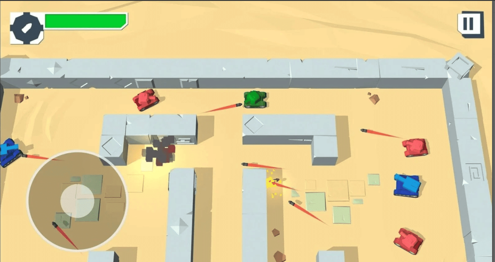 Stickman Tank | Solo - Multiplayer screenshot 3
