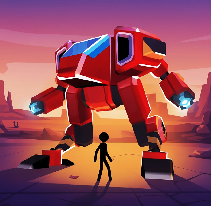 Stickman War Machine Unity Source Code – Sci-Fi Multiplayer Action Shooter Game screenshot 2