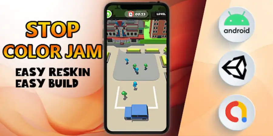 Stop Color Jam – Unity – Admob source code