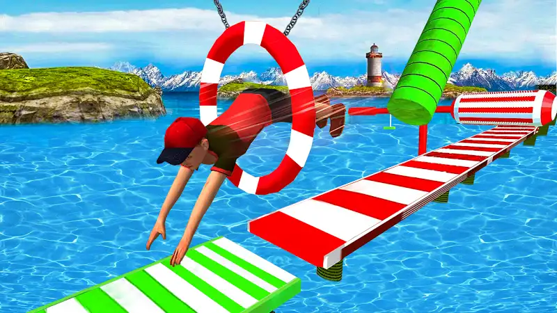 Stuntman - The Real Water Run Adventure Game 2k18 SellUnitySourceCode screenshot 4