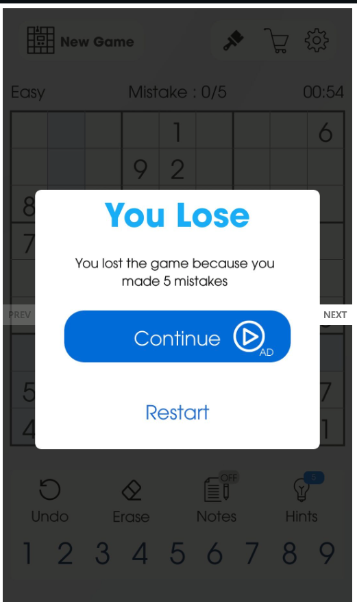 Sudoku Master Puzzle Unity Source Code – Classic Sudoku Puzzle Game | SellUnitySourceCode.com screenshot 4
