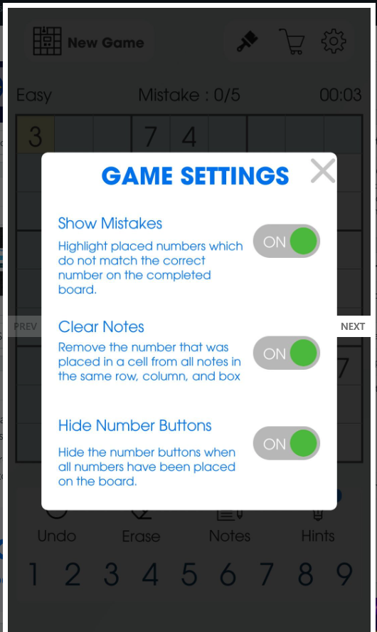 Sudoku Master Puzzle Unity Source Code – Classic Sudoku Puzzle Game | SellUnitySourceCode.com screenshot 5