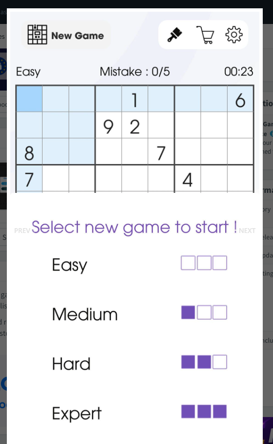 Sudoku Master Puzzle Unity Source Code – Classic Sudoku Puzzle Game | SellUnitySourceCode.com screenshot 8