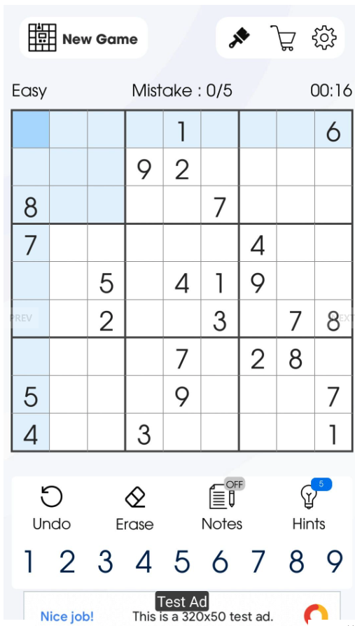 Sudoku Master Puzzle Unity Source Code – Classic Sudoku Puzzle Game | SellUnitySourceCode.com screenshot 10