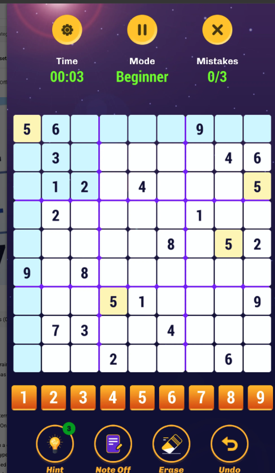 Sudoku Online &amp; Offline Puzzle screenshot 3
