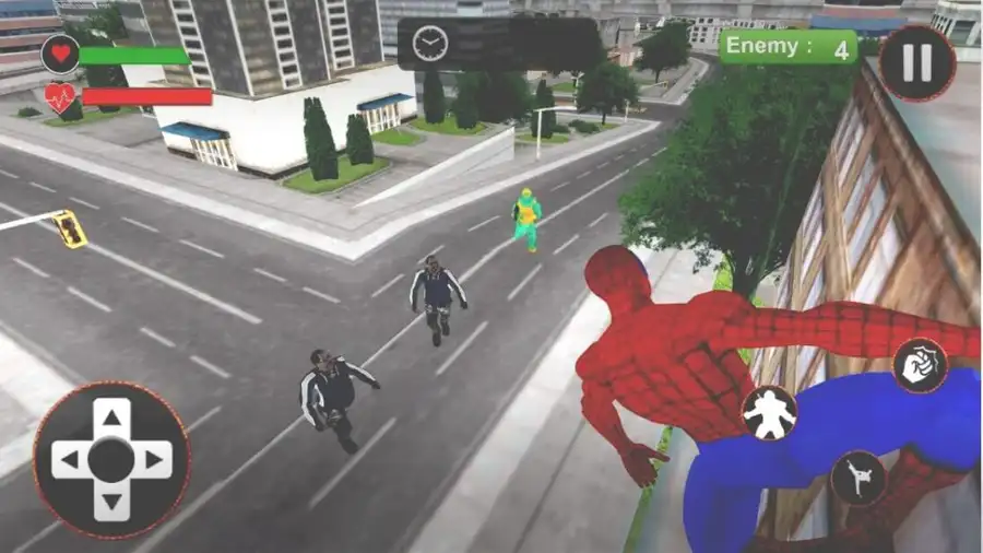 Super Heroes Street Fights : Crime City Battle 64 SellUnitySourceCode screenshot 5