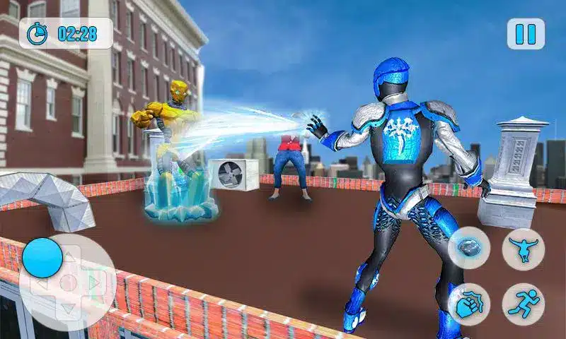 Superhero Frost Man City Rescue: Snowstorm Game SellUnitySourceCode screenshot 3