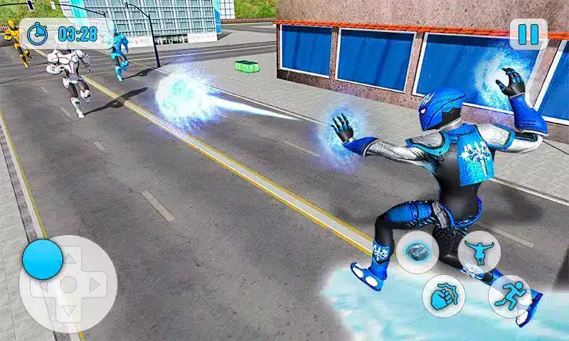 Superhero Frost Man City Rescue: Snowstorm Game SellUnitySourceCode screenshot 5
