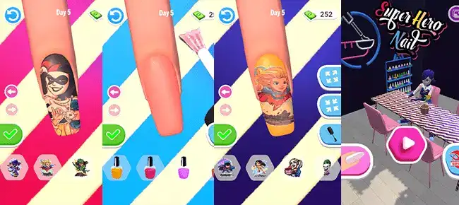 Superhero Nail Salon SellUnitySourceCode screenshot 3