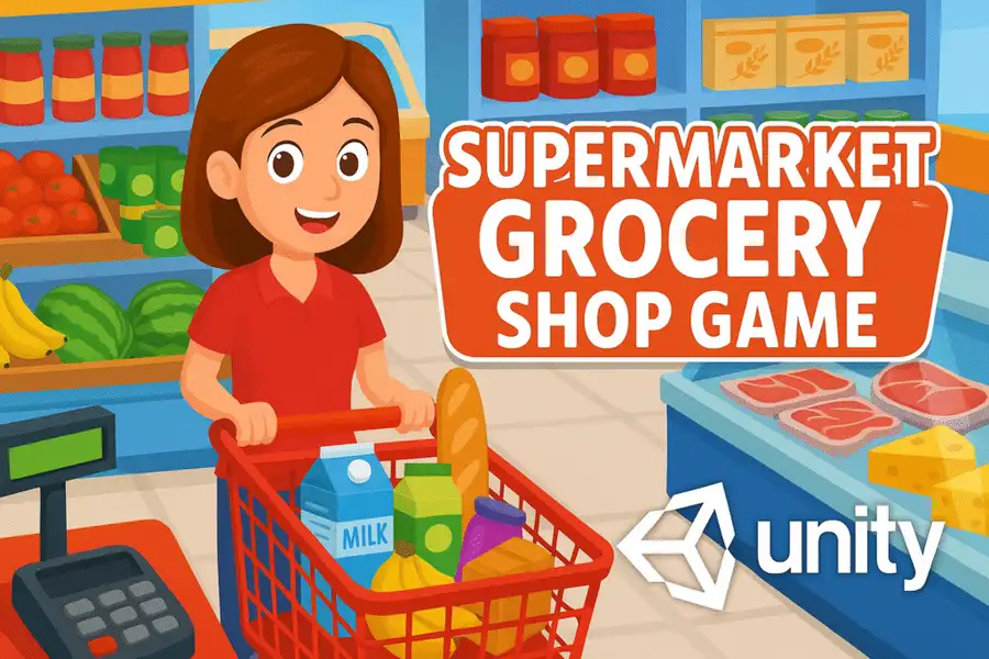 Supermarket Grocery Shop Game