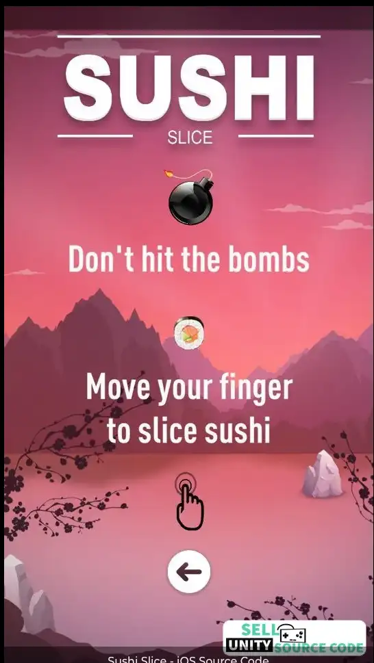 Sushi Slice - iOS Source Code sellunitysourcecode. screenshot 4