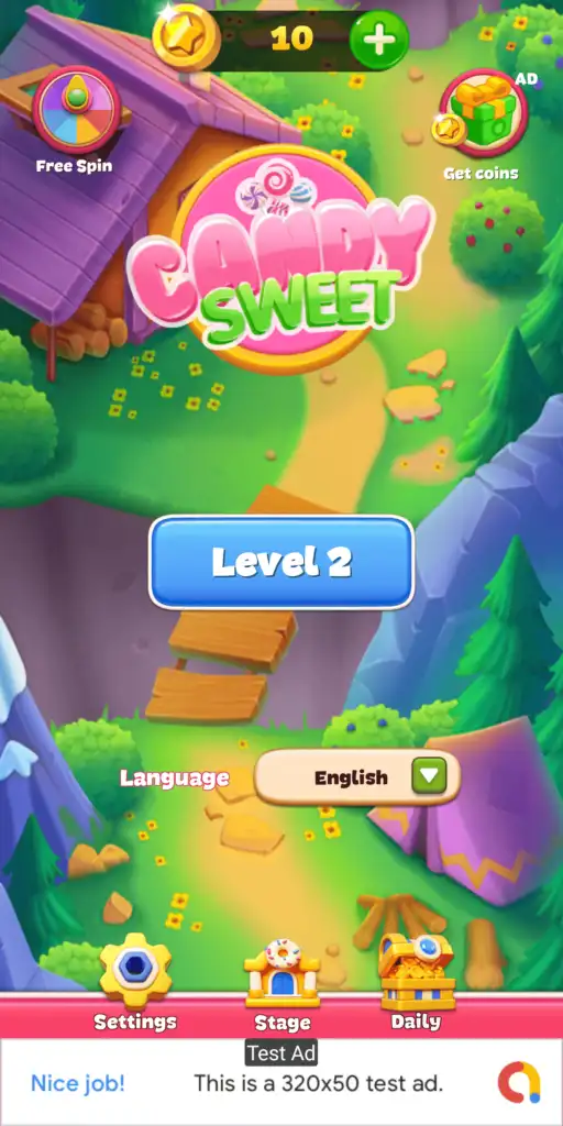 Sweet Candy Match 3 Game SellUnitySourceCode  screenshot 5