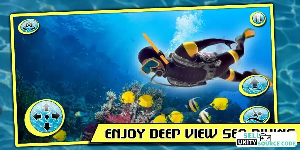 Swim Simulator Deep Sea Dive SellUnitySourceCode screenshot 3