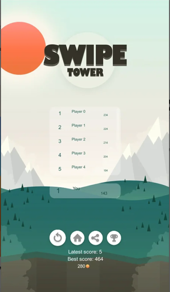 Swipe Tower - Unity project screenshot 3