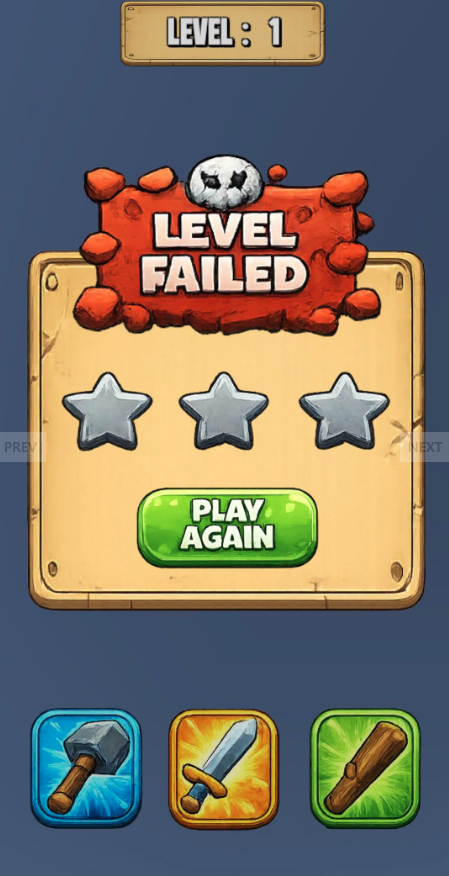Switch to Smash Unity Source Code – Casual 2D Puzzle Game | SellUnitySourceCode.com screenshot 5