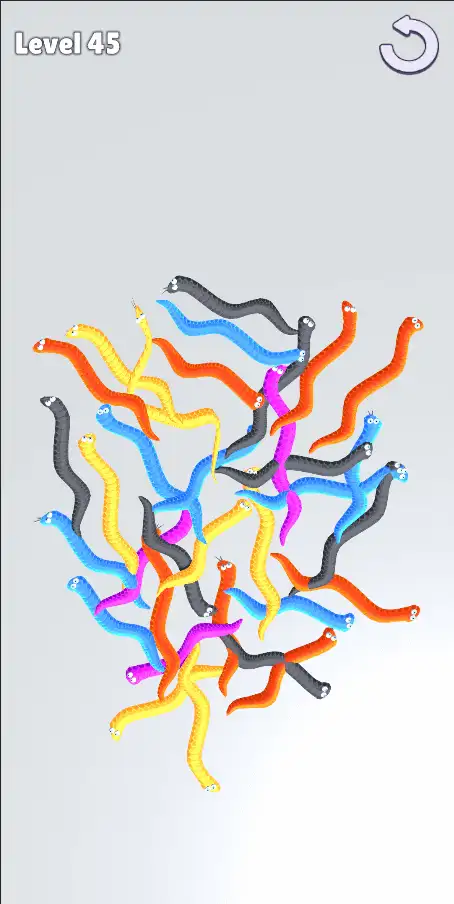Tangle Snakes Puzzle SellUnitySourceCode screenshot 2