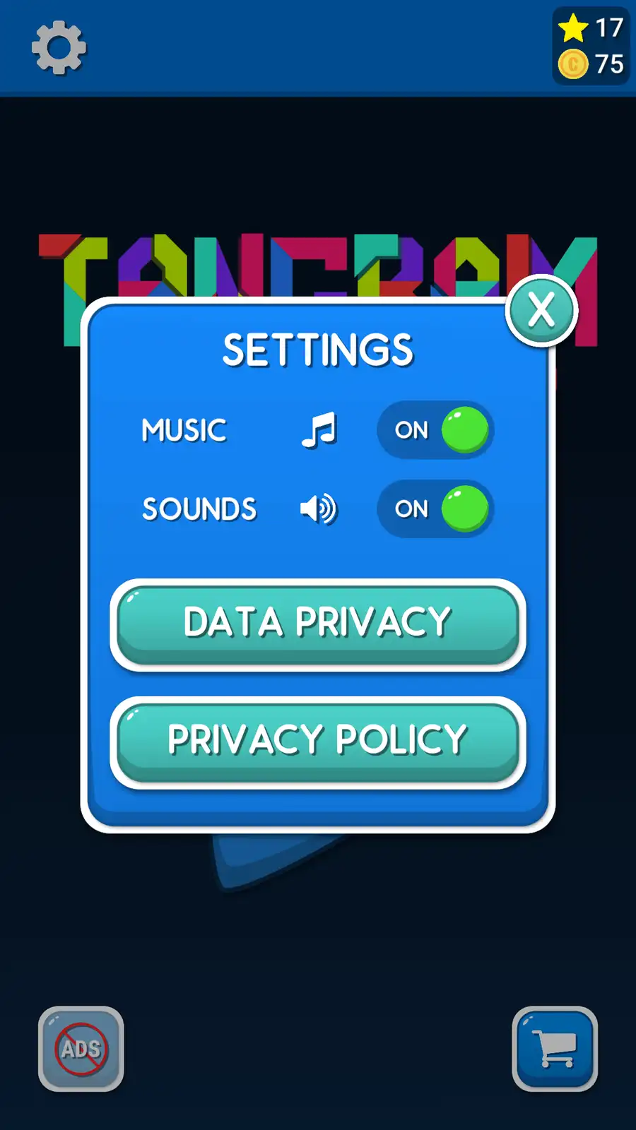Tangram Puzzles SellUnitySourceCode screenshot 3