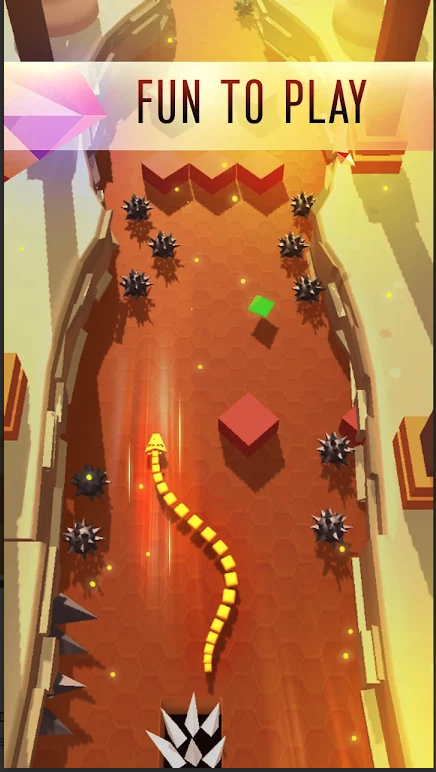 Tap Snake Unity Source Code – Endless Snake Arcade Game | SellUnitySourceCode.com screenshot 7