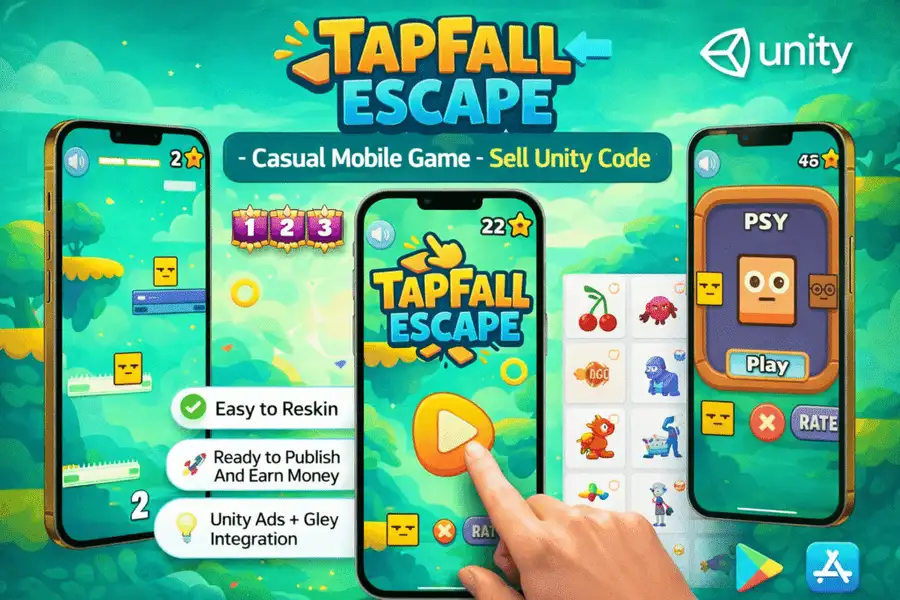 TapFall Escape – Casual Mobile Game screenshot 2