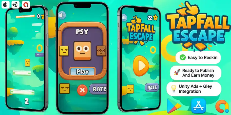 TapFall Escape – Casual Mobile Game screenshot 5