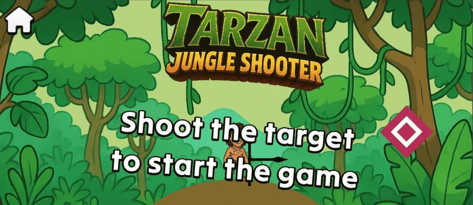 Tarzan Jungle Shooter: 2D Casual Action Game screenshot 3