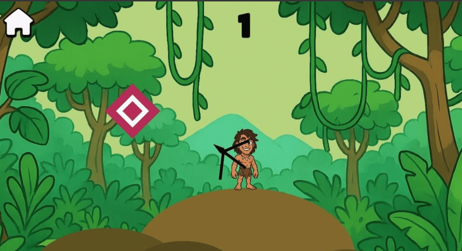 Tarzan Jungle Shooter: 2D Casual Action Game screenshot 4