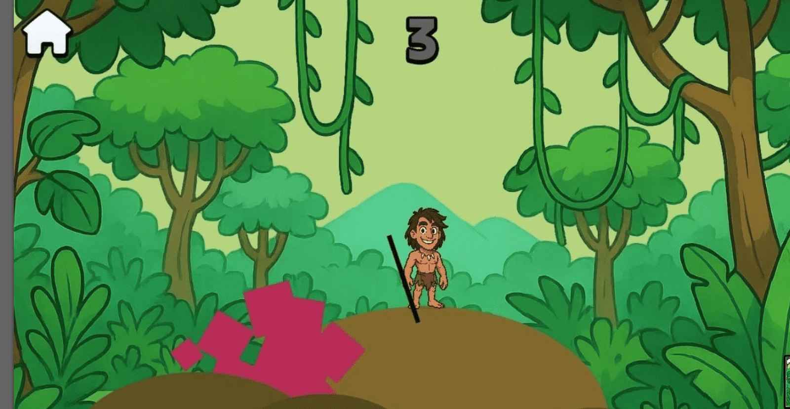 Tarzan Jungle Shooter: 2D Casual Action Game screenshot 5