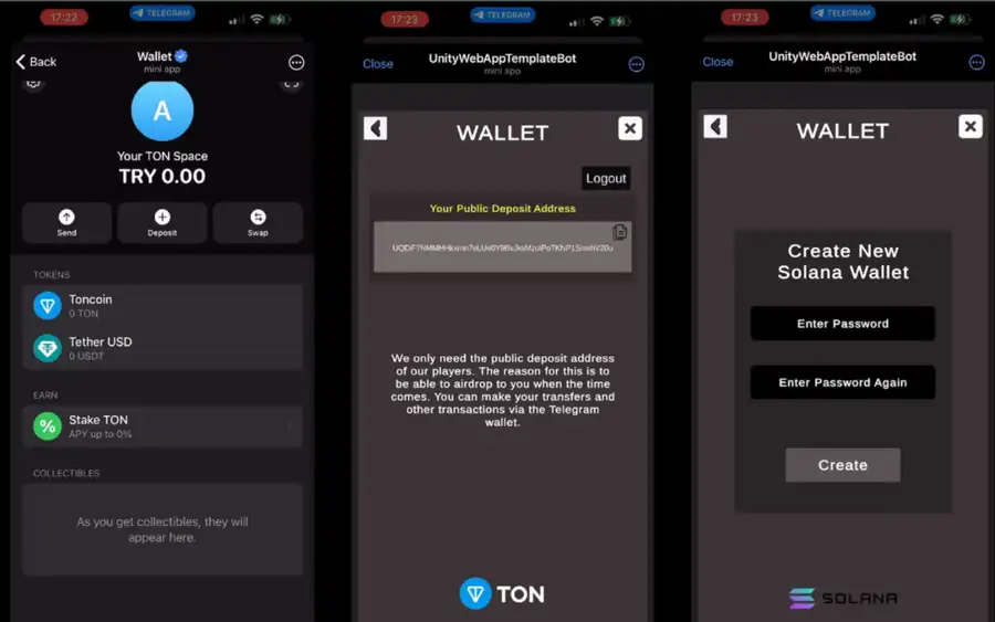 Telegram WebApp Template Unity SellUnitySourceCode screenshot 4